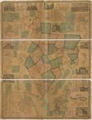 Waldo County 1859 Wall Map, Waldo County 1859 Wall Map